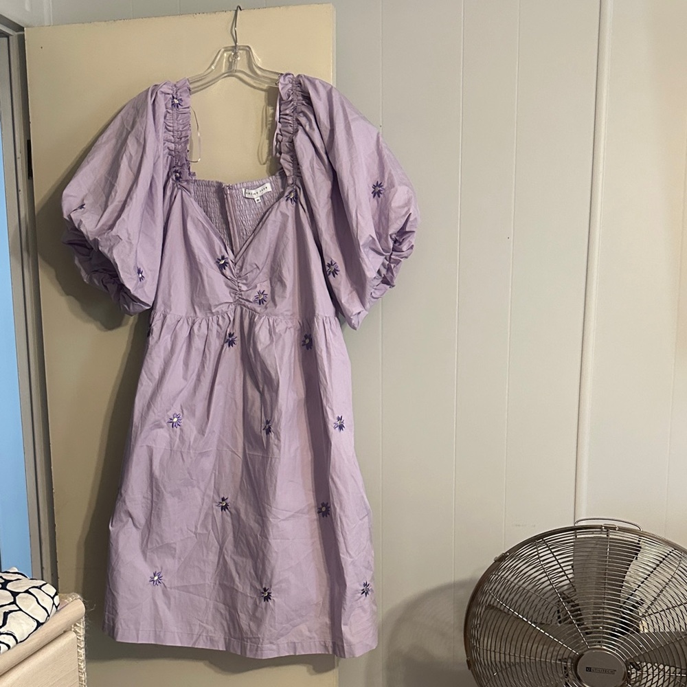 Anthropologie Lavender Midi Dress